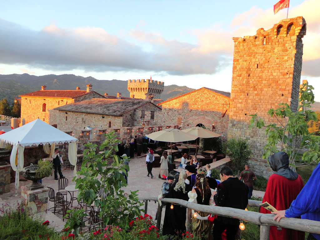 Midsummer Medieval Festival, Castello di Amorosa Winery, Napa Valley, California, USA